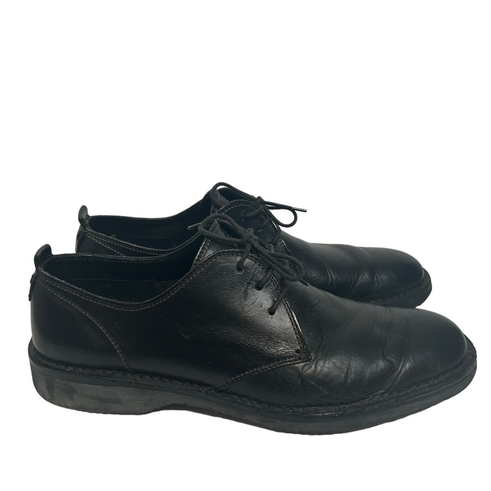 Men’s Coach Bowie Black Leather Oxford Shoes Sz 13 - Picture 2 of 12